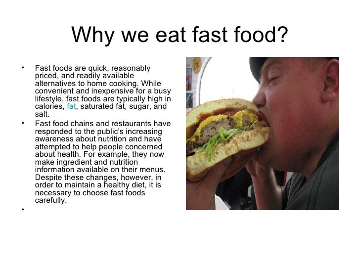 Fast food kills!