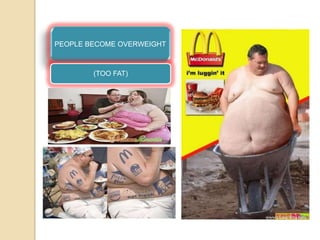 PEOPLE BECOME OVERWEIGHT

(TOO FAT)

 