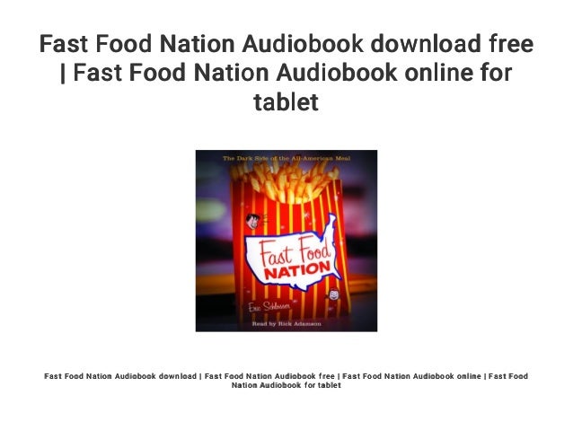 fast food nation full book