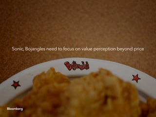 Sonic, Bojangles need to focus on value perception beyond price
 