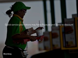 Quick-service promotions may force Popeyes and Sonic to discount
 