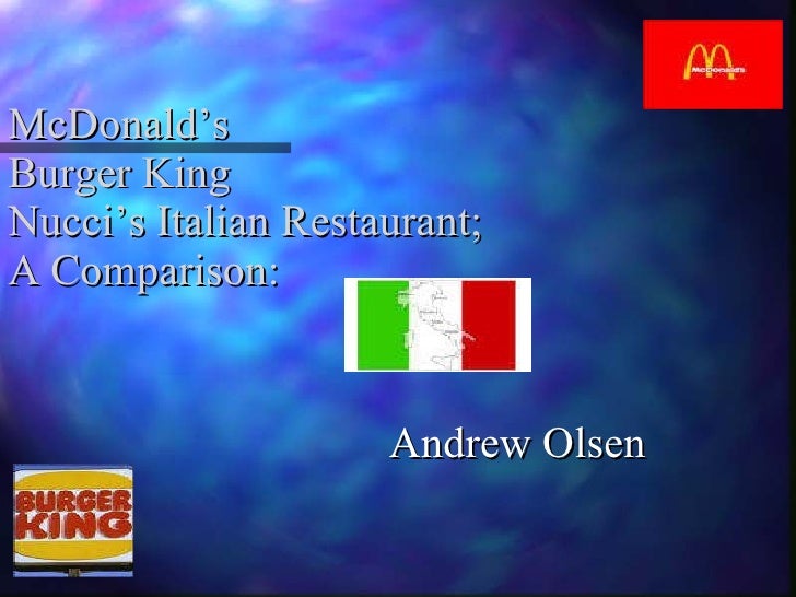 fast food vs family restaurant restaurant powerpoint presentations