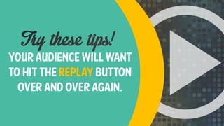 Does Your Audience Want To Fast Forward You? #PresentationTips