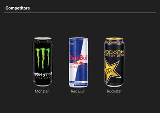 Competitors
Monster Red Bull Rockstar
 