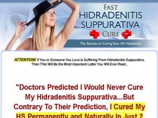 Fast hidradenitis suppurativa cure