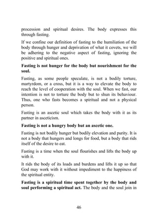 Spirituality of Fasting | PDF