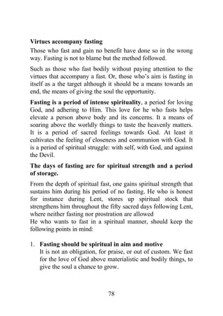 Spirituality of Fasting | PDF