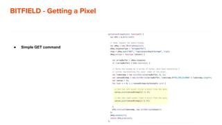 BITFIELD - Getting a Pixel
● Simple GET command
 