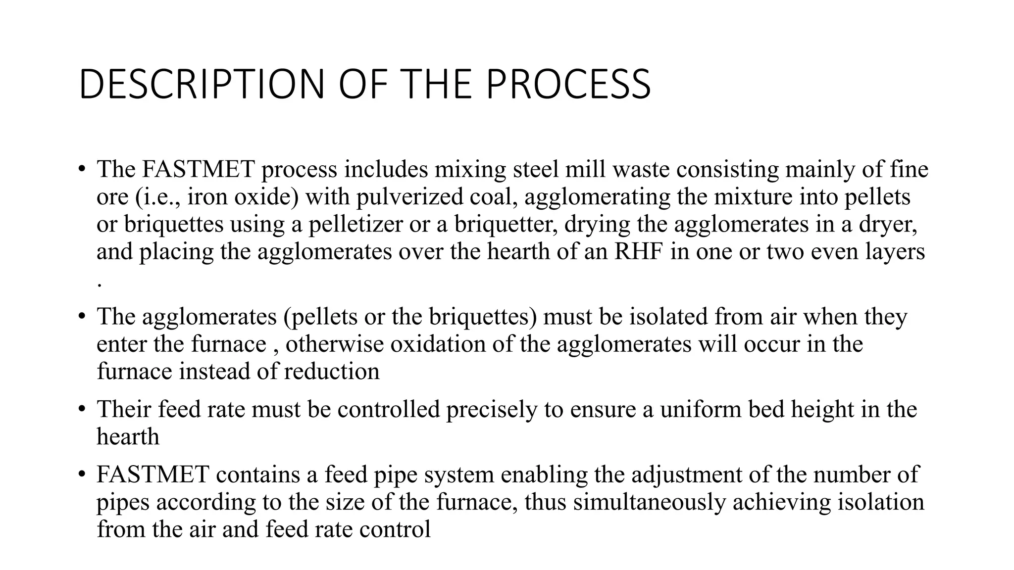 FASTMET PROCESS Minerals.pptx