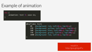 Example of animation
result in
http://goo.gl/ejp4Fy
 
