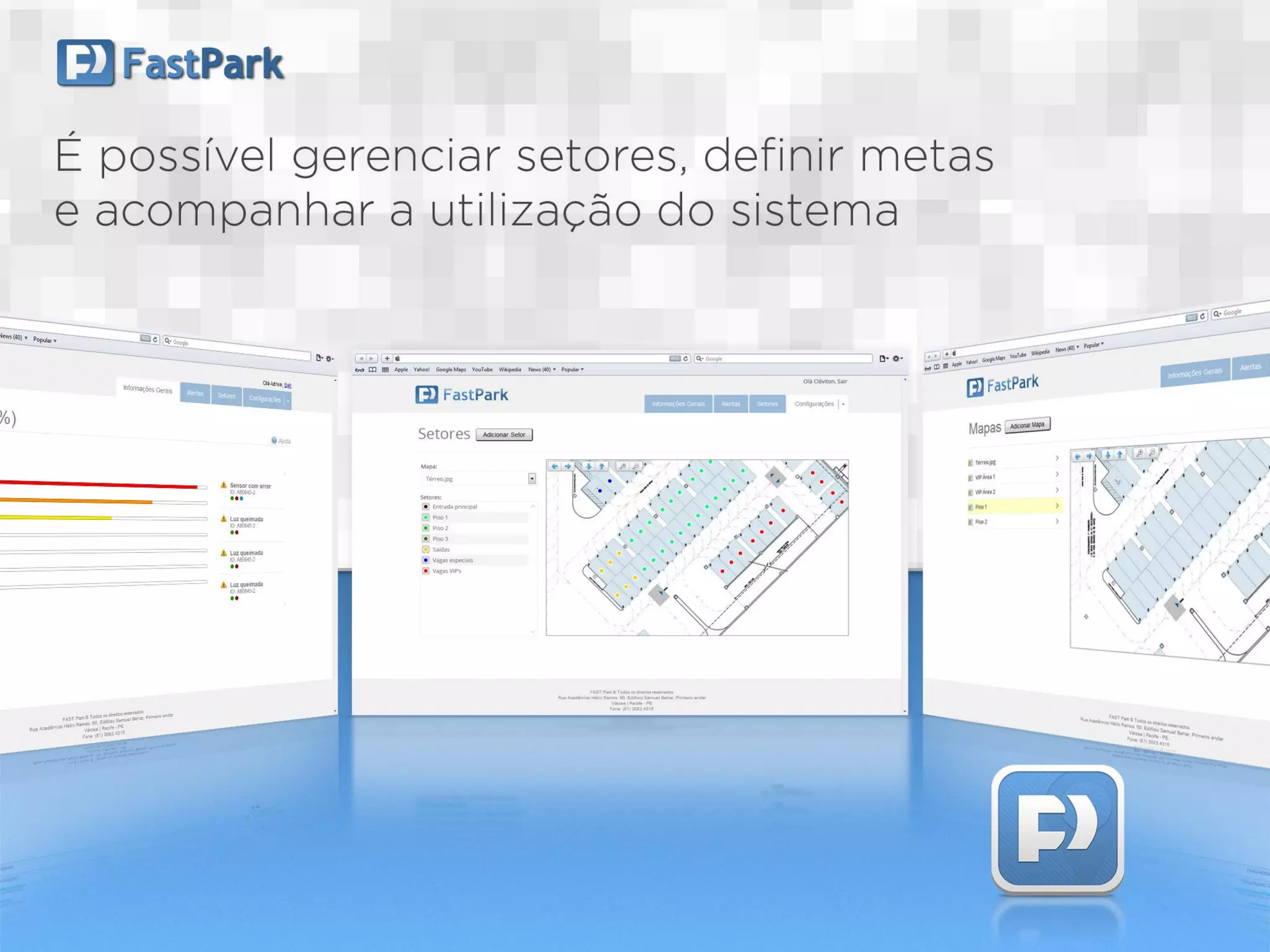 Fastpark - Sistema de localização de vagas em estacionamentos
