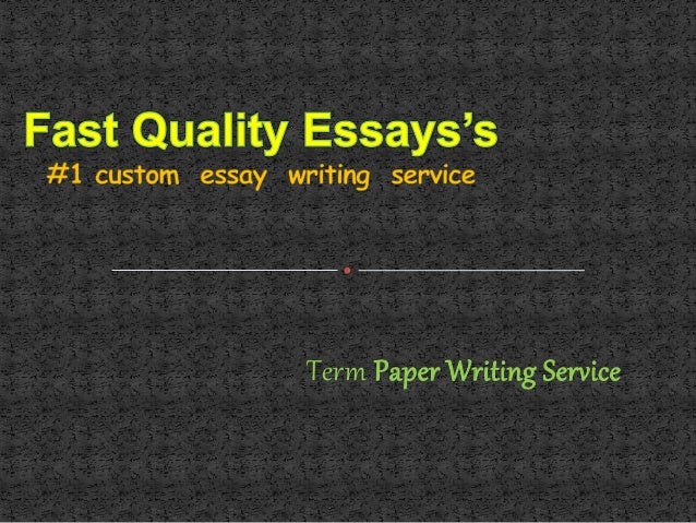 Fast term papers