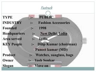 Fastrack the fashion industry | PPTX