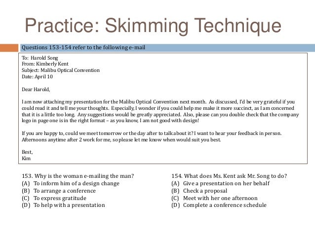 examples toeic questions of techniques toeic Fast reading part7 for examples toeic questions of techniques toeic Fast reading part7 for
