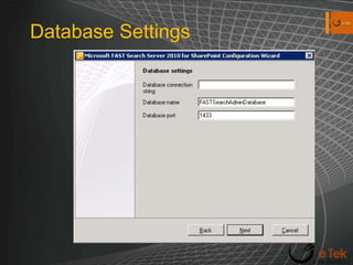 Database Settings
