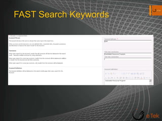 FAST Search Keywords