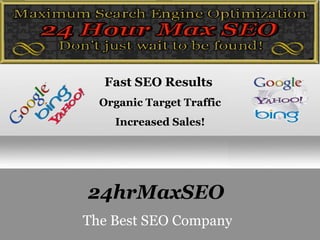 24hrMaxSEO   The Best SEO Company Fast SEO Results  Organic Target Traffic Increased Sales! 