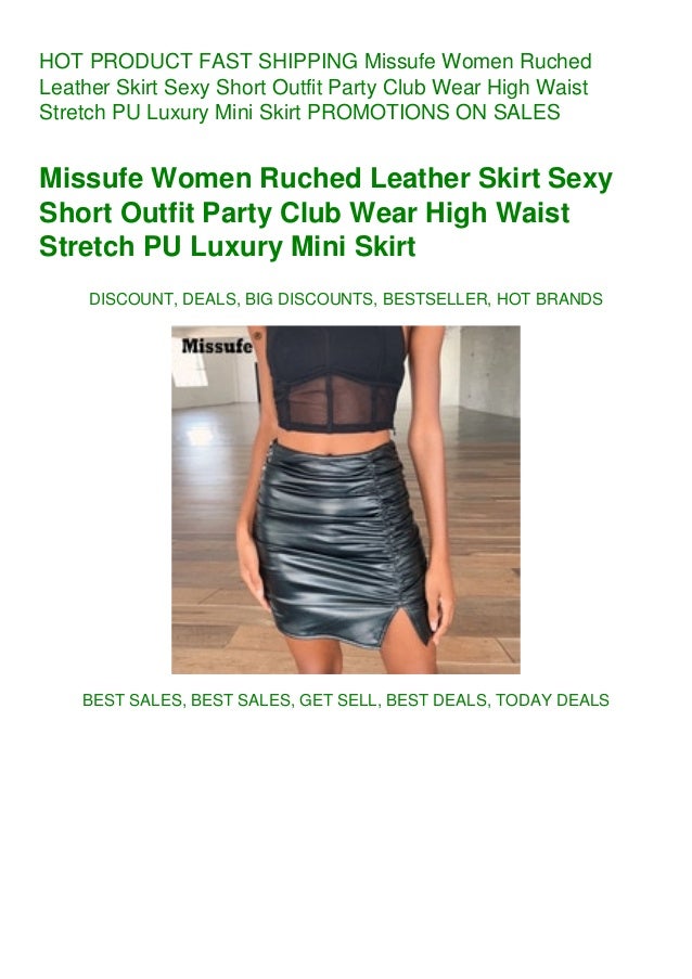 leather skirt club outfit