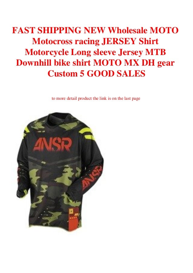 custom downhill jersey