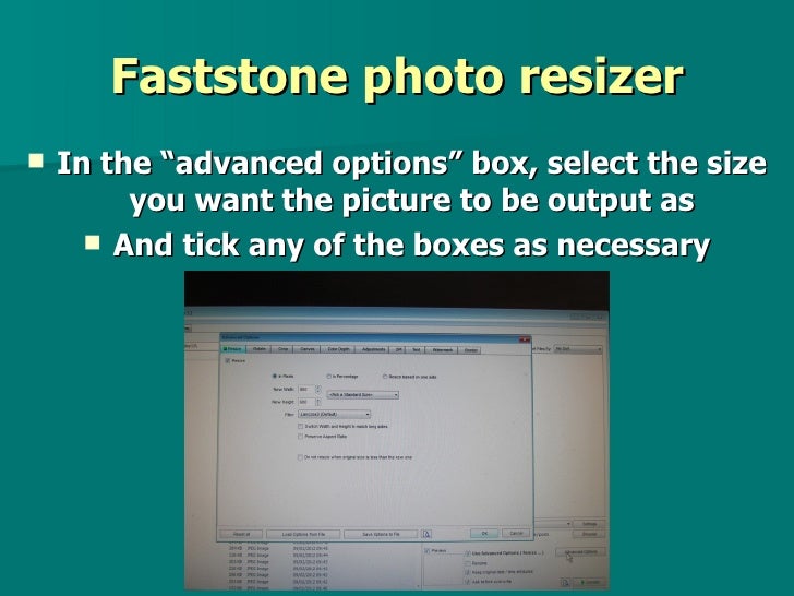 faststone photo resizer input list is empty faststone photo resizer input list is empty