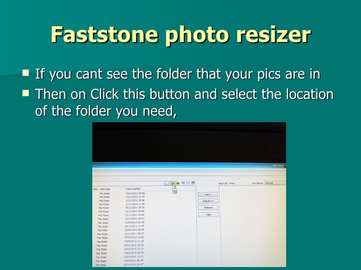 faststone photo resizer input list is empty faststone photo resizer input list is empty