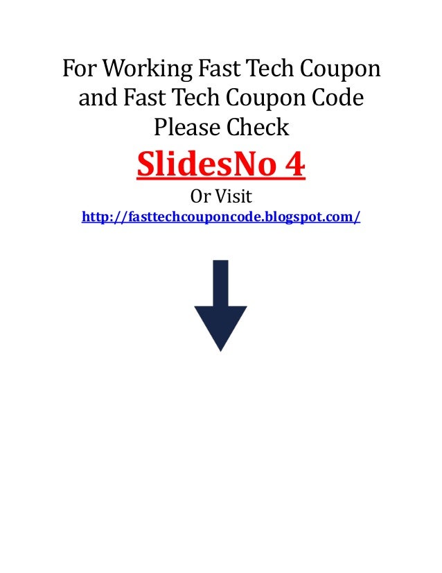 fast tech coupon code