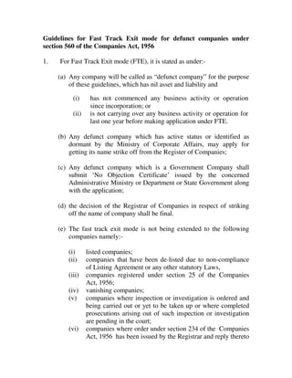 Fast track exit circular 36 2011-07jun2011[1] | PDF