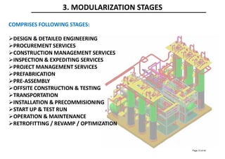 Fast tracking epc project using modularization mg | PDF