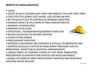 Fast tracking epc project using modularization mg | PDF