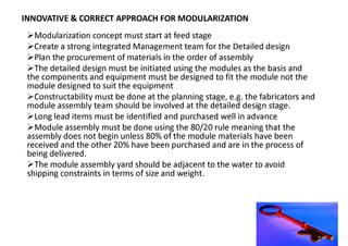 Fast tracking epc project using modularization mg | PDF