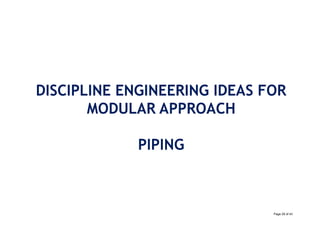 Fast tracking epc project using modularization mg | PDF
