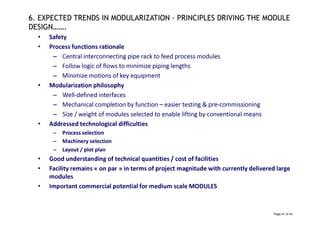 Fast tracking epc project using modularization mg | PDF