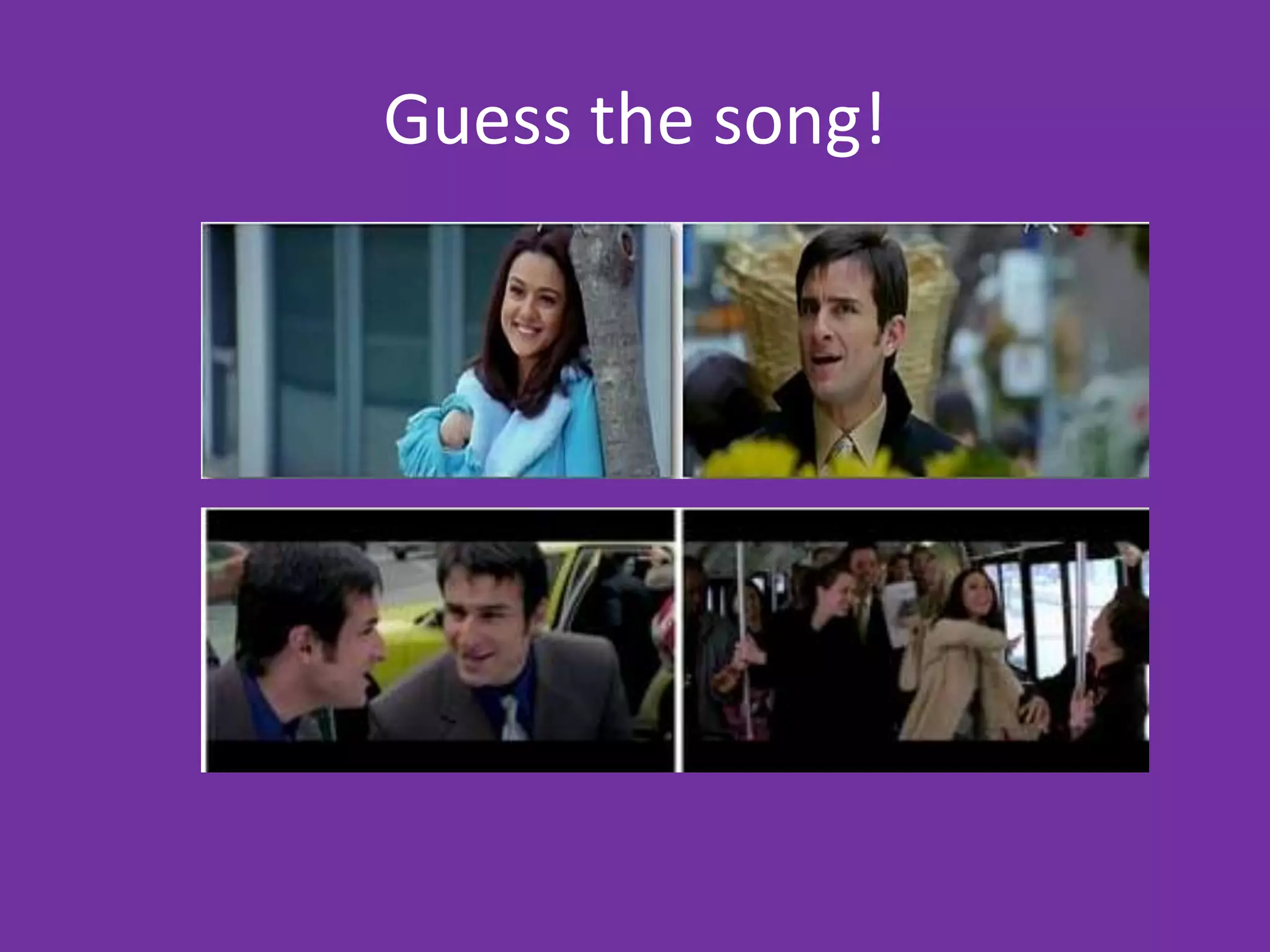 Guess the song!
 
