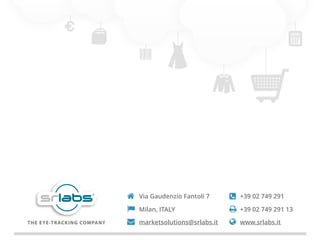 Via Gaudenzio Fantoli 7
Milan, ITALY
marketsolutions@srlabs.it www.srlabs.it
+39 02 749 291
+39 02 749 291 13
 