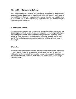 Secrets to Fast Weight Loss | PDF