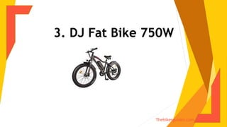 Fat Tire Electric Bikes