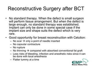 Fat Transfer with Adipose-derived Stem and Regenerative Cells for Breast Reconstruction
