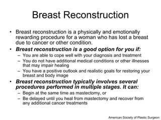 Fat Transfer with Adipose-derived Stem and Regenerative Cells for Breast Reconstruction