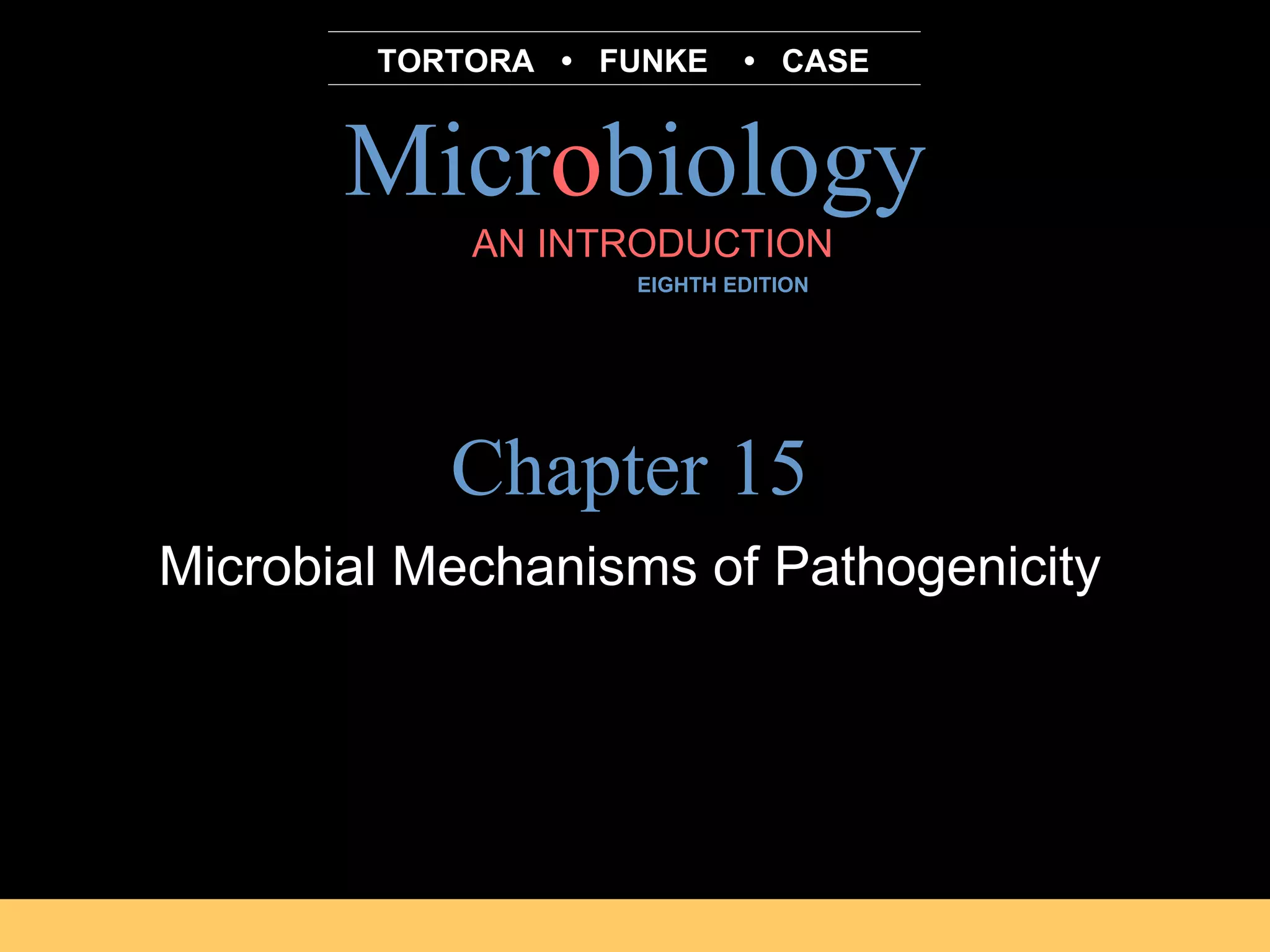 Chapter 15 Microbial Mechanisms of Pathogenicity 