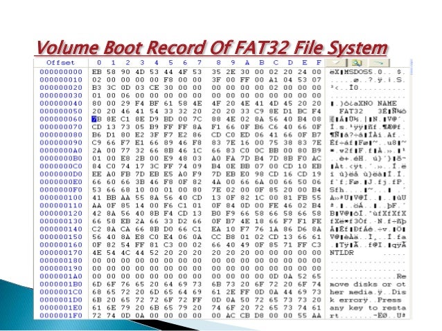 Fat 32 file system