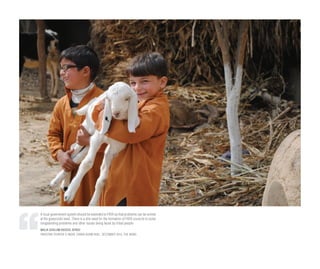 A local government system should be extended to FATA so that problems can be solved
at the grassroots level. There is a dire need for the formation of FATA councils to solve
longstanding problems and other issues being faced by tribal people.
MALIK GHULAM RASOOL AFRIDI
PAKISTAN TEHREEK-E-INSAF, DARRA ADAM KHEL, DECEMBER 2013, THE NEWS
 
