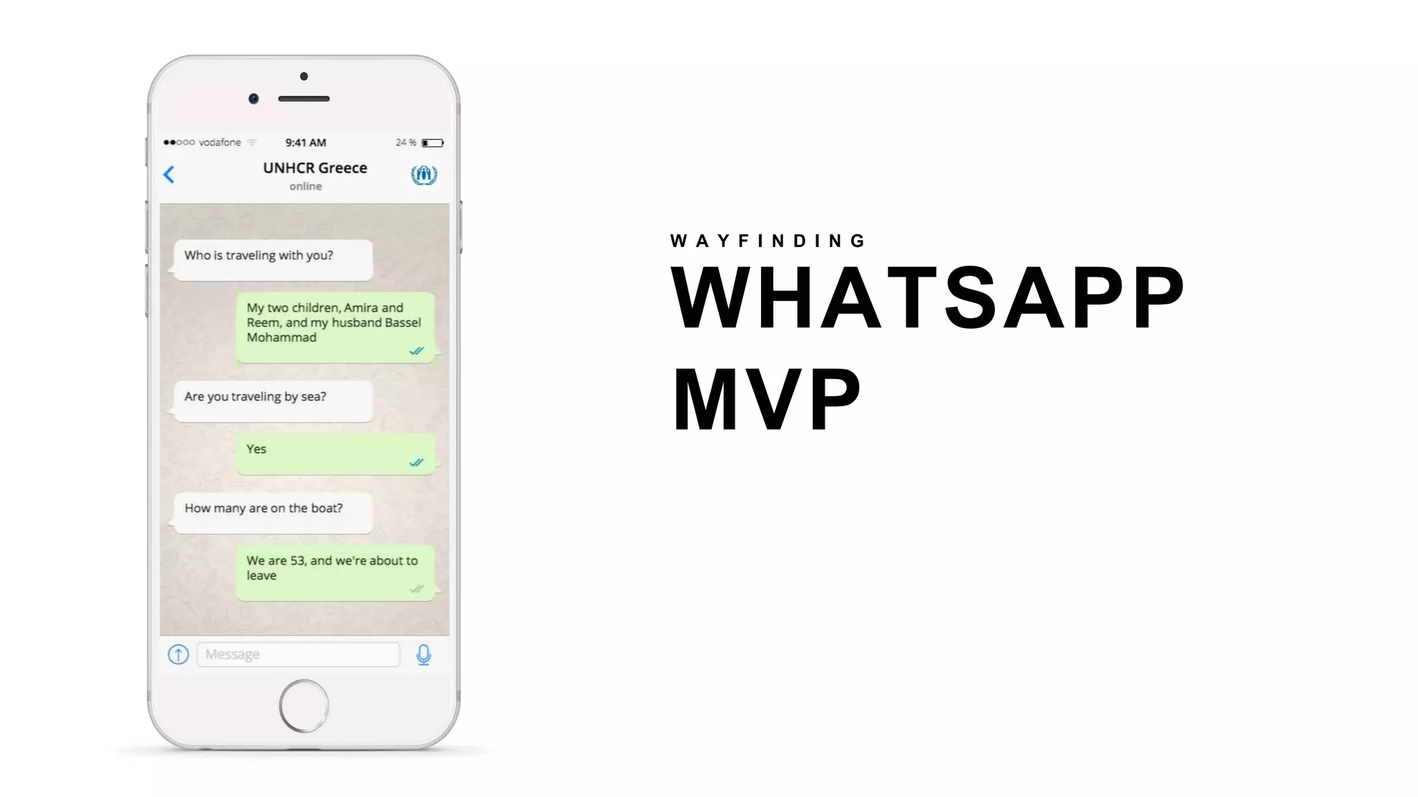 WHATSAPP
MVP
W A Y F I N D I N G
 