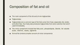FAT AND OIL CLASSIFICATION AND COMPOSITION.pdf