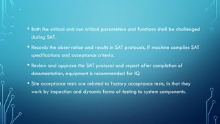 Comprehensive Guide to FAT, SAT, and Installation Qualification in ...