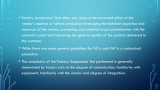 Fat Validation Example Comprehensive Guide to FAT, SAT, and Installation Qualification in ...