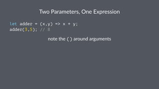 Fat Arrow (ES6) | PDF