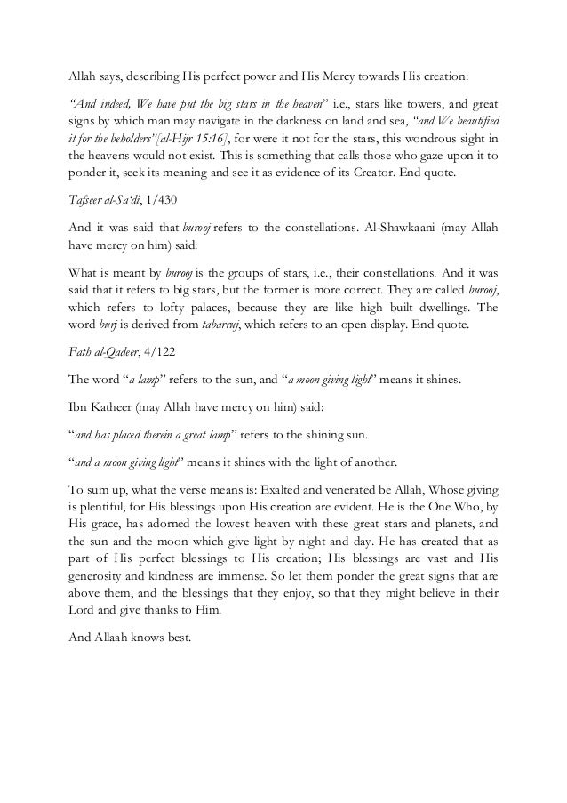 Fatawa on time, stars and skies