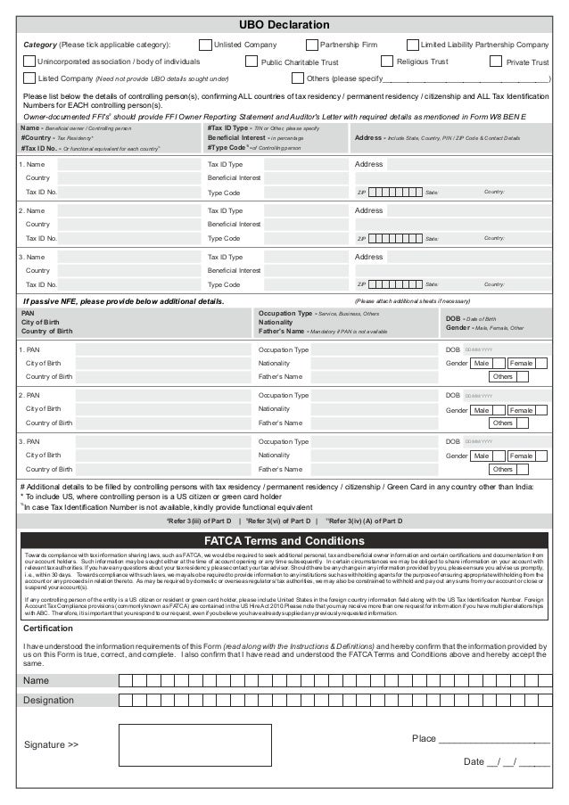 fatca crs declaration_form_entities karvy fatca crs declaration form