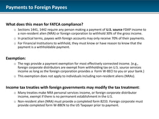 Foreign Account Tax Compliance Act (FATCA) - DSA Global Regulatory ...