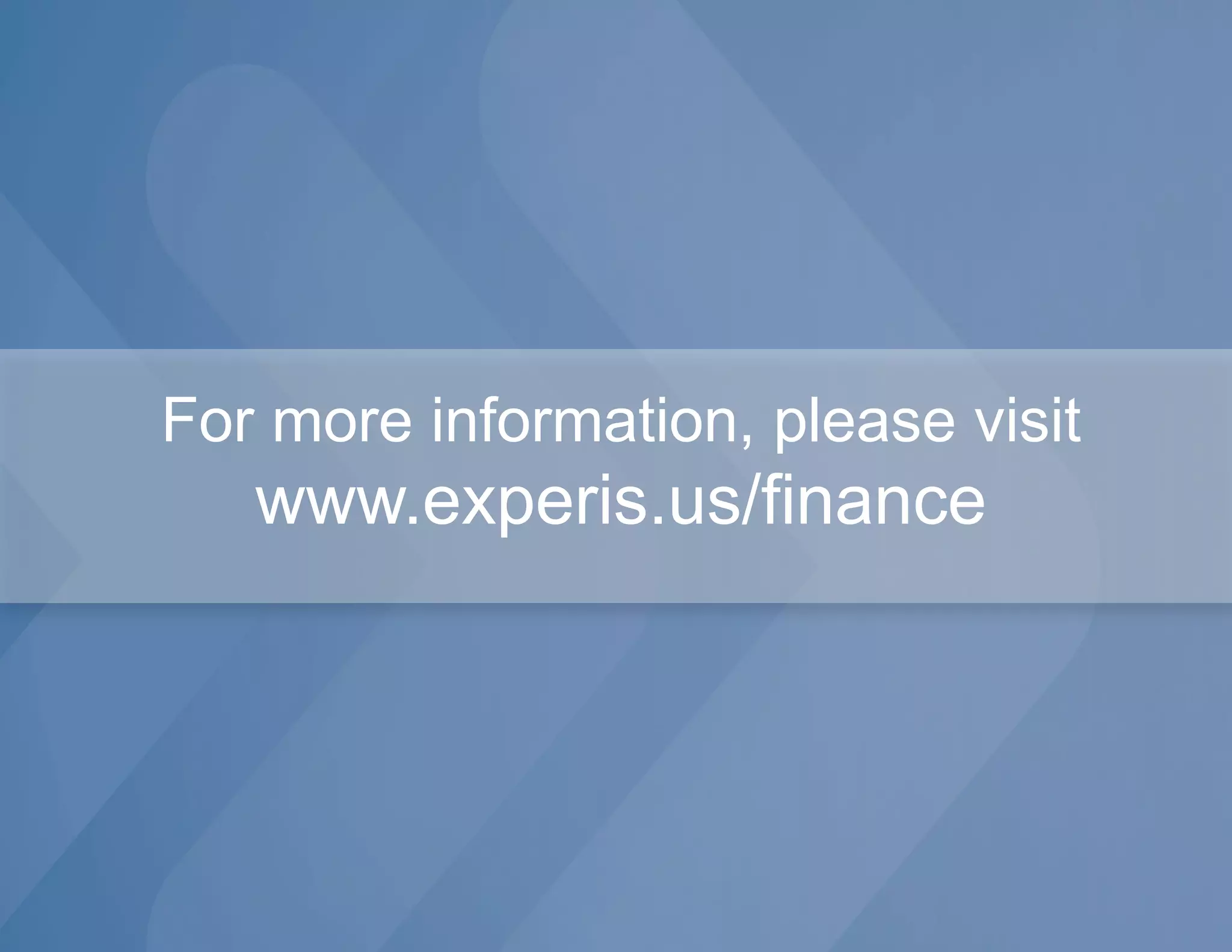 For more information, please visit
www.experis.us/finance
 